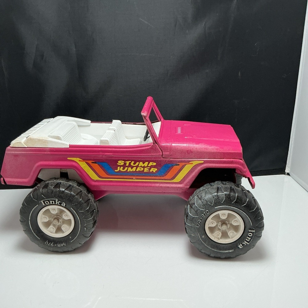 Tonka Jeepster "Stump Jumper", Hot Pink, Open Wheels